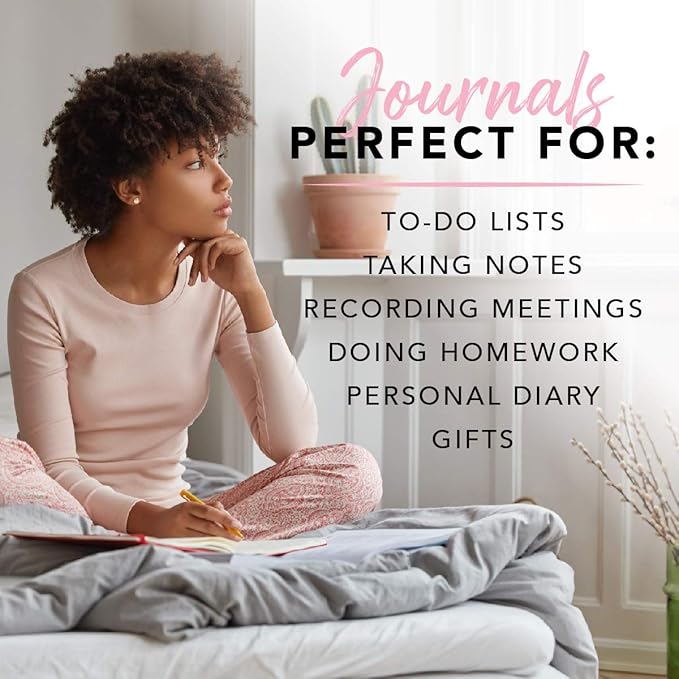 Graphique Designer Notebooks - Positive Mind. Positive Life. - Spiral Bound Writing Journals for Offices, Schools, Classrooms, and More - Hard Cover with 160 Ruled Pages (6.25" x 8.25")