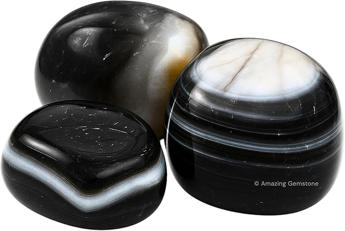 Amazing Gemstone Sulemani Hakik Crystals and Healing Stones Tumbled - 1 Oz Sulemani Hakik Stone, Natural Healing Stones for Energy Balance, Stress Relief - Polished Gems Rocks