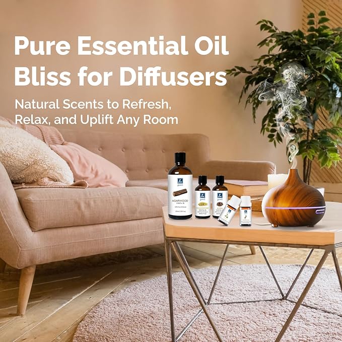 Lemongrass Essential Oil - Pure Organic Lemongrass Oil for Diffuser, Spray, Skin & Hair Care, Massage, DIY Candles & Soap, Perfume, Body Wash - 10mL