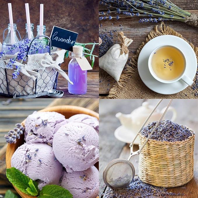 Dried Lavender Flower Buds for Crafts, Baking, Tea, DIY Projects, Sachets & Fresh Fragrance, 64 Ounces Bag (4 lbs), LV-N-5