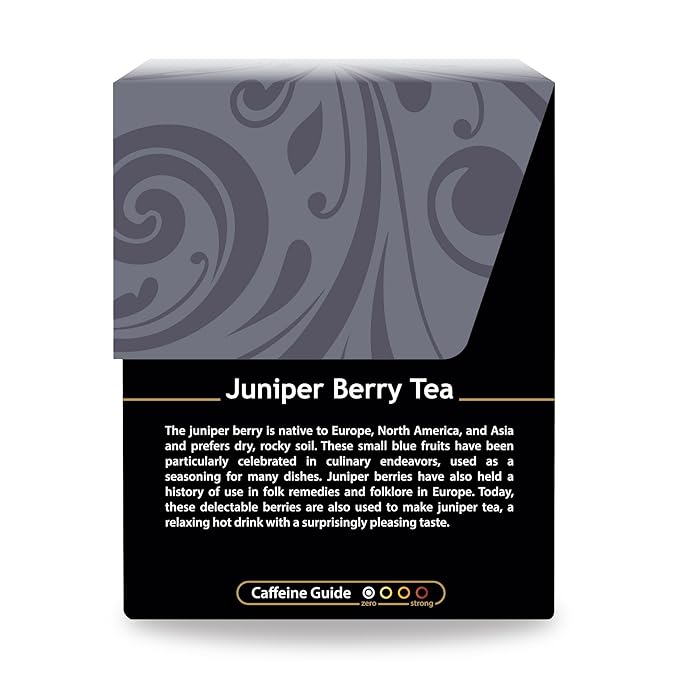 Buddha Teas Organic Juniper Berry Tea - OU Kosher, USDA Organic, CCOF, 18 Bleach-Free Tea Bags
