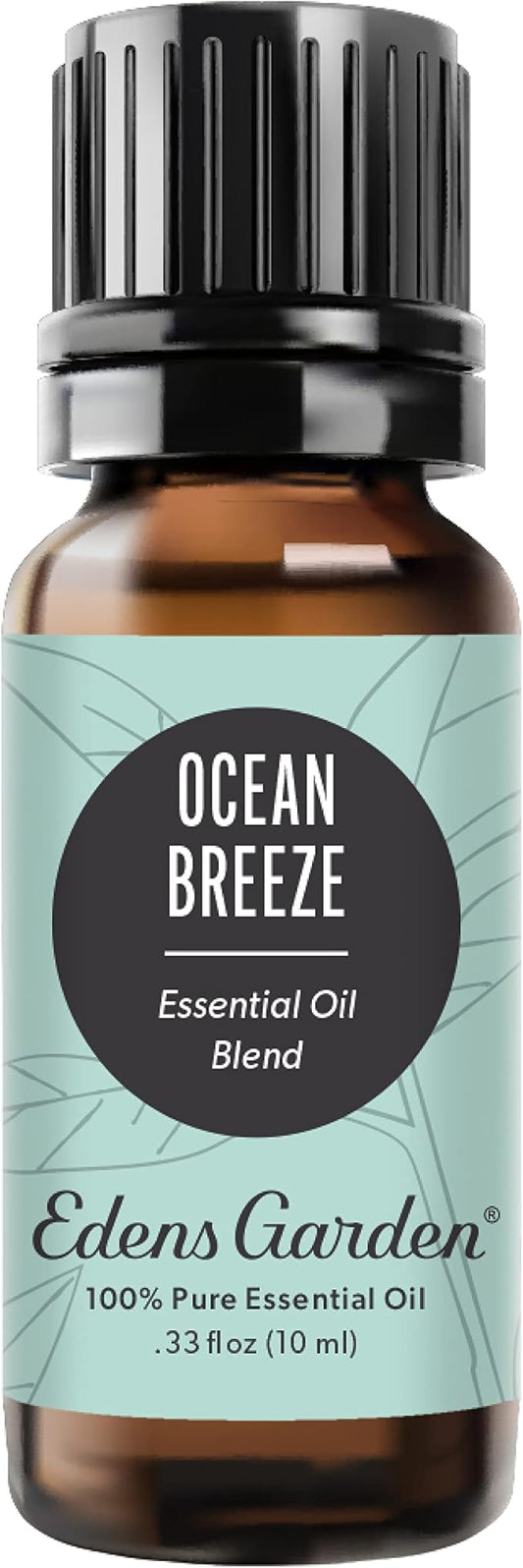 Edens Garden Ocean Breeze Essential Oil Blend- 100% Pure Premium Grade, Undiluted, Natural, Therapeutic, Aromatherapy, The Best for Diffusing, Candle, Laundry, Humidifiers 10 ml (.33 fl oz)