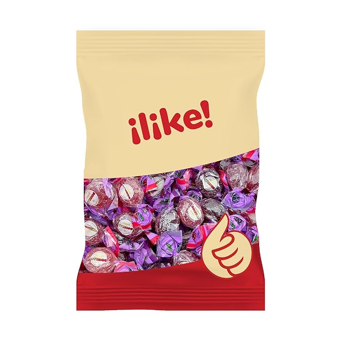 Fida Bonelle Italian Berry Jelly Candy | 1.5 Pound Bag | Vegan & Gluten Free Candy | Individually Wrapped Dye Free Candies | Assorted Flavors | Naturally Flavored (Pack of 2)