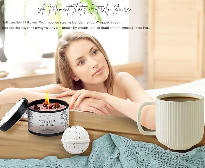 Get Well Gift for Women&Men,Self Care Package - After Surgery, Friendship/Sympathy Gifts for Loss of Loved One, Friendship/Thinking of You/Grief/Bereavement/Miscarriage Gifts (Grey Blue)