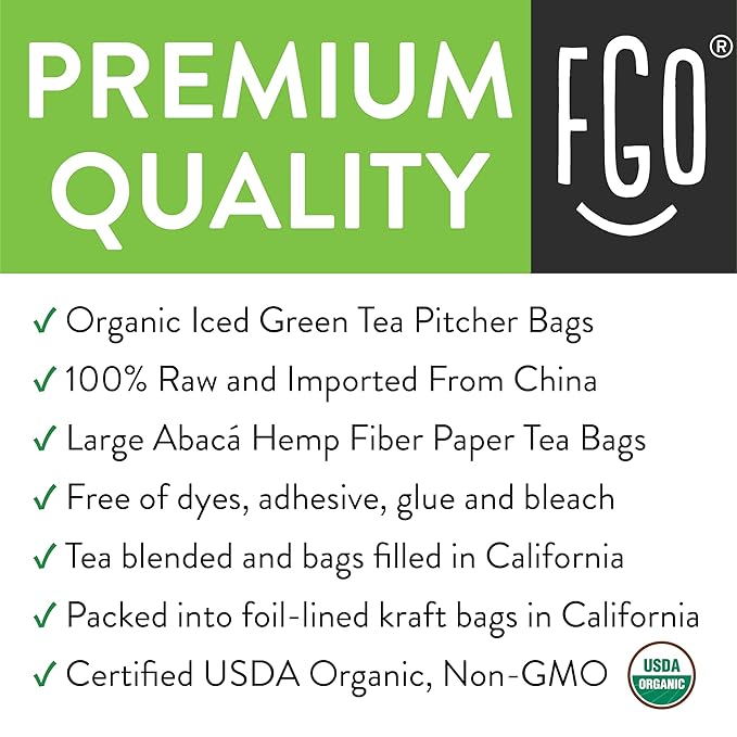 FGO Organic Matcha Green Tea Powder, Japanese Culinary Grade for Cooking, Baking, and Smoothies, 4 Ounce Resealable Bag, Packaging May Vary (Pack of 1)