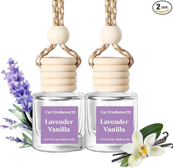 Car Air Freshener Hanging,Cute Air Diffuser for Car, Long Lasting Car Air Fresheners, Car Fresheners for Women, Made in USA(2 Pack)