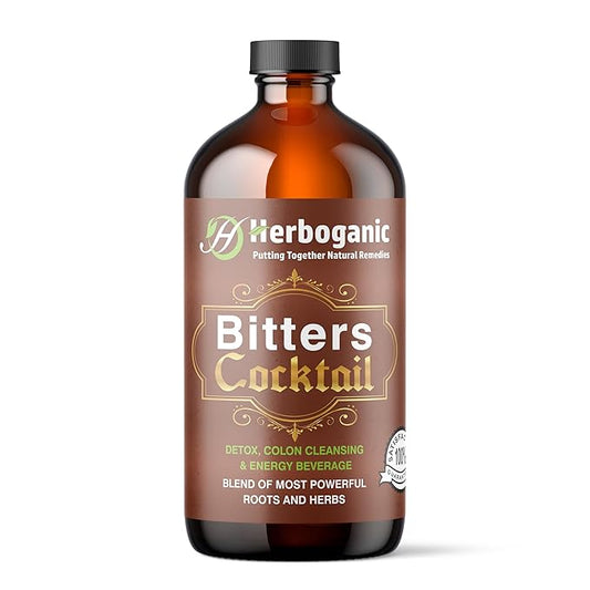 HERBOGANIC Cocktail Bitter | Natural Living Bitters for overall wellness 16 OZ