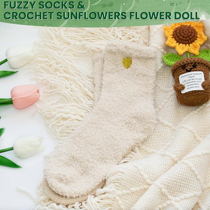 Get Well Gifts for Women Care Package - Surgery Recovery & Chemo Comfort Box, Feel Better Basket for Her After Miscarriage or Illness,Surgery Cancer, Encouraging Self-Care Gift(Green White)