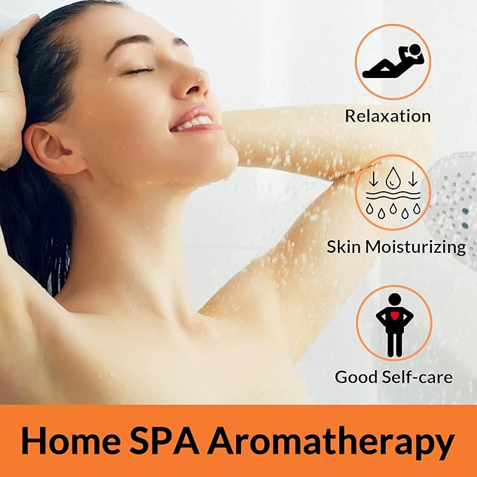 Lagunamoon Aromatherapy Shower Steamers, 6 Piece Variety Pack Handmade Shower Steamers with Pure Essential Oils to Relax, Moisturize for Spa Day, Self Care for Men, Women, Pampering Gifts for Her