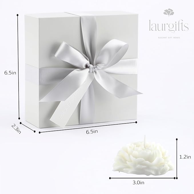 Sweet Coconut Small Spa Gift Set for Women – Relaxation Gift Basket with Candle, Soap, Salt Scrub & Shower Steamers – Unique Birthday, Bridal Shower, Thank You & Self Care Gifts