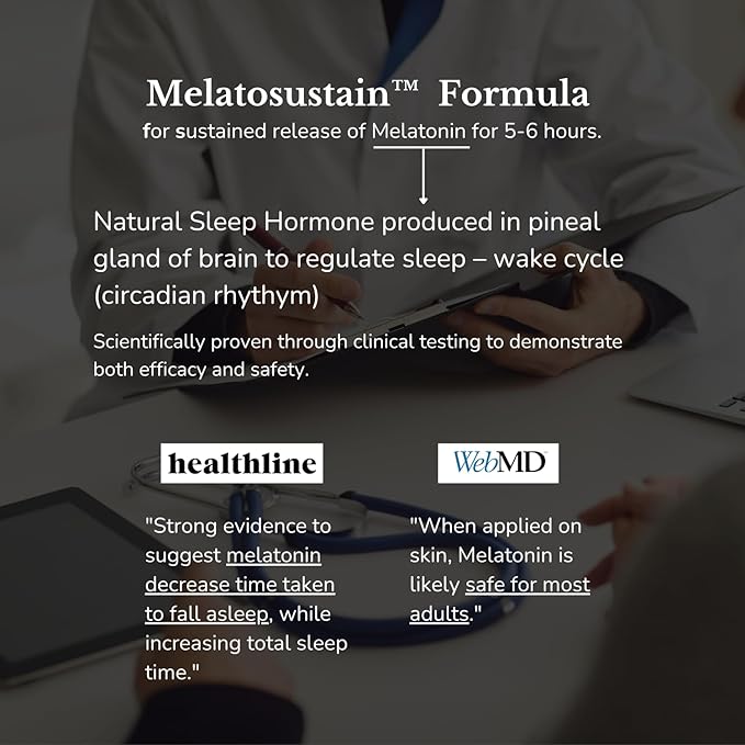 Lavender Pillow Spray for Sleeping - with 3mg Melatonin & Roman Chamomile (1200+ Sprays) | Natural & Non Habit Forming Deep Sleep Pillow Spray, Melatonin Sleep Spray for Adults