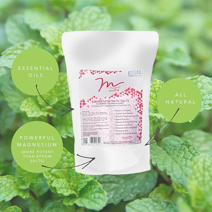 5.5lb MagneSoothe Peppermint Magnesium Bath Salt