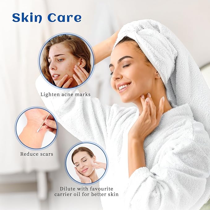 HIQILI 1 Fl Oz Tea Tree Oil, Nail Growth, Hair Restoration, Can be Added to Shampoo, Body wash, Foot Soak Use - 30ML