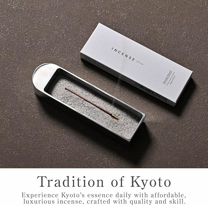 Kyoto Agarwood Incense Sticks - Japanese Temple Aroma, Ideal for Relaxation & Meditation, Approx. 60 Sticks (0.44 Pounds) - Premium Quality Incense for Spiritual & Home Use Nagomikobo