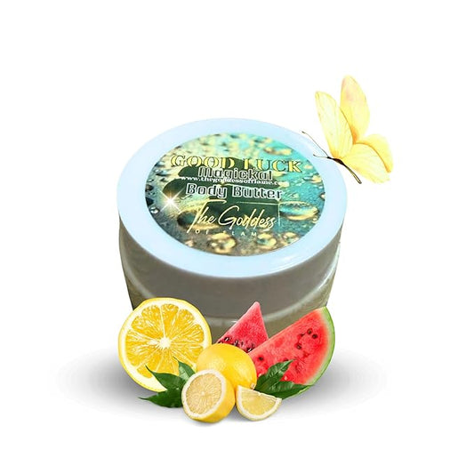 Good Luck Body Butter – Whipped Shea Blend for Abundance, Success & Positive Energy – Handmade Spiritual Moisturizer for Manifestation