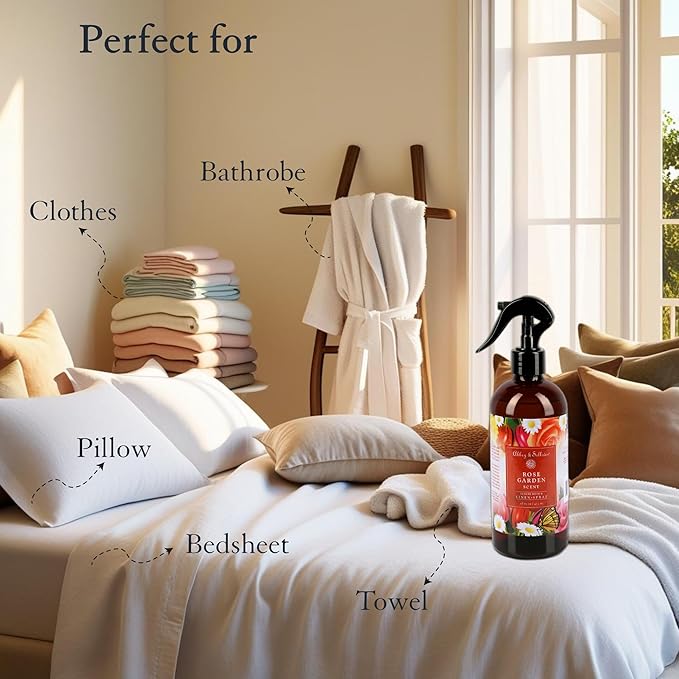 Abbey & Sullivan Linen Spray, Rose Garden, 16 oz.