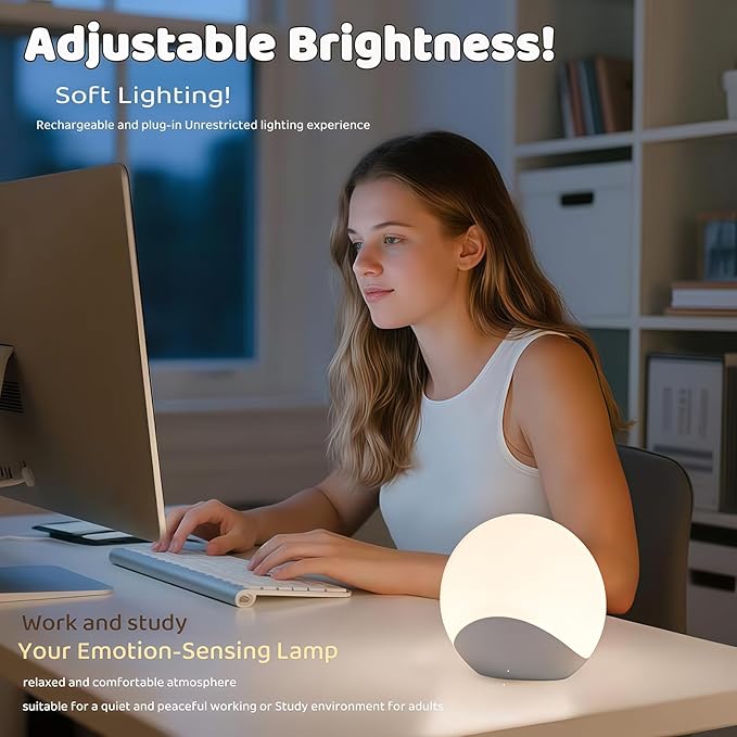 IYT Night Light for Baby,Kids Egg Light Stepless Dimming Touch Night Lamp,7 Colors Dimmable Eye Friendly Silicone Touch Lamp for Breast Feeding,Toddler Kids Bedroom Light,30 Min Hour Timer,BPA Free