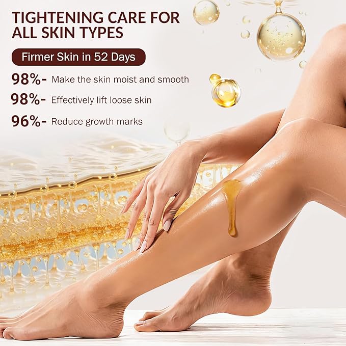 Magic Firming Luxury Body Oil Glow Remedy,Tightening & Hydrating Treatment for Arms,Legs,Stomach & Body | Natural Firming Oil for Dry Skin,Lightweight,Non-Greasy, Nourishing Formula-4.06 FL OZ