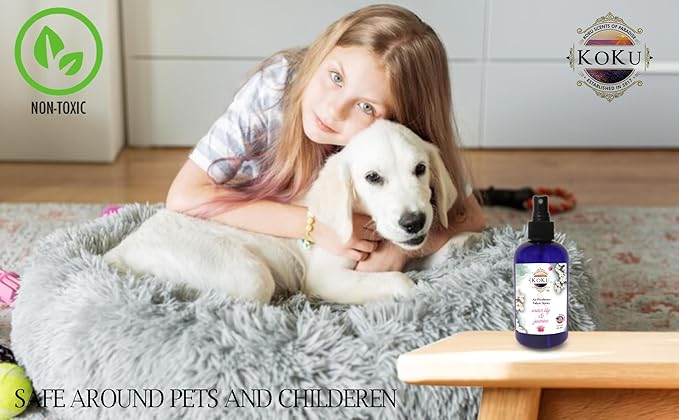 Water Lily Jasmine Air Freshener - Room Spray - Odor Eliminator - Deodorizer - Car Air Freshener - Home Spray - Linen Spray - Fabric Refresher - None Toxic - Alcohol Free - Made in USA (8 Oz)