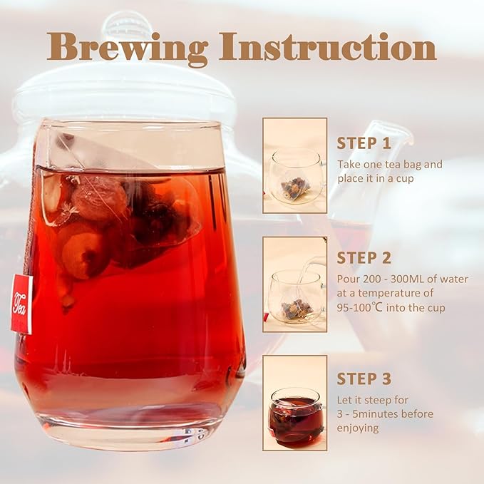 Kidney Tea Formula Ginseng Six Treasure Tea - Pure Natural Chinese Traditional Herbal Ginseng Six Treasure Kidney Detoxification Purification Tea Bag, Contains 7 Precious Ingredient Formulas (30 bags/1 Pack)