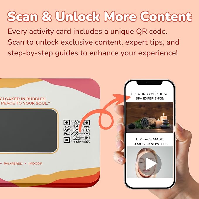 Self Care Gift for Women - 30 Scratch Off Cards with Fun Activities for Mothers - Mom Birthday Gifts from Daughter, Son, Kids - New Mom Gifts - Self Care Present for Coworker, Friend, Sister, Aunt