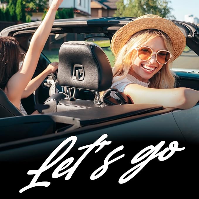 Car Air Freshener Vent Clips, Vanilla Scent, 6 Pack, Long Lasting Scent Up to 180 Days