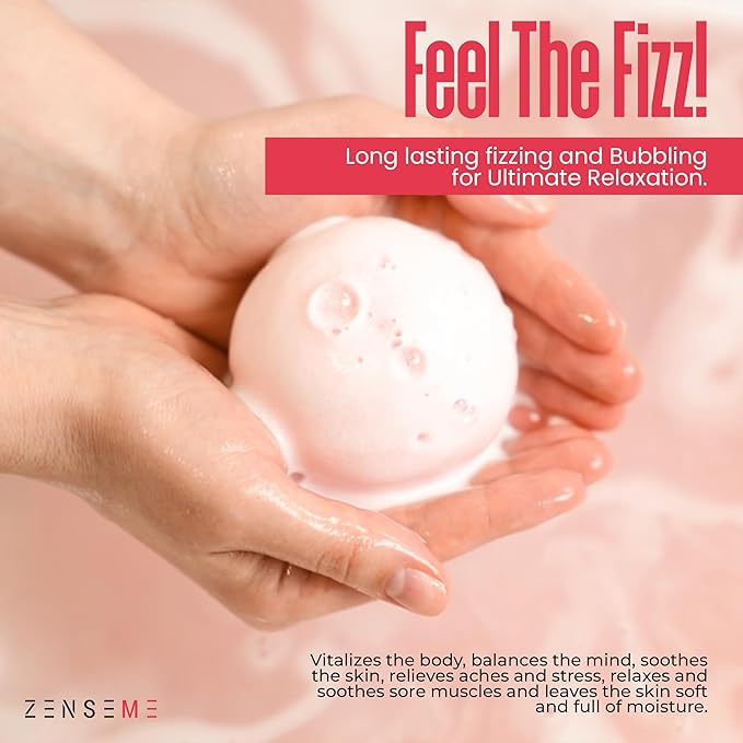 Bath Bombs for Women - Bath Bomb for Women Relaxing - Organic Bath Bombs with Feminine Scents for Her - 2.5 Oz Gift Set of 8 Scented All Natural