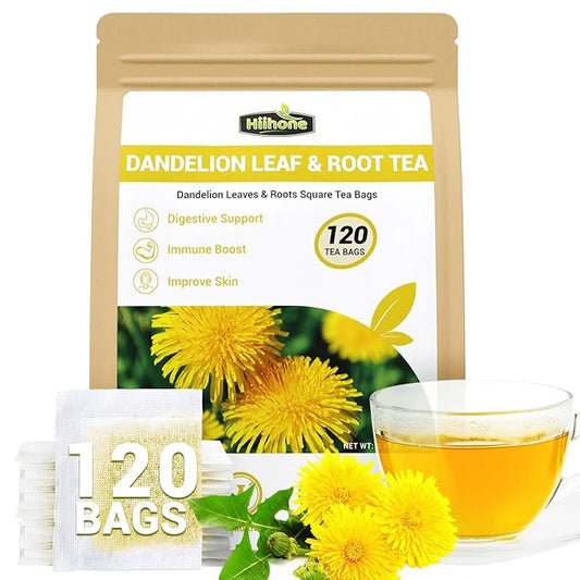 Dandelion Leaf & Root Herbal Tea - Caffeine Free,120 Teabags