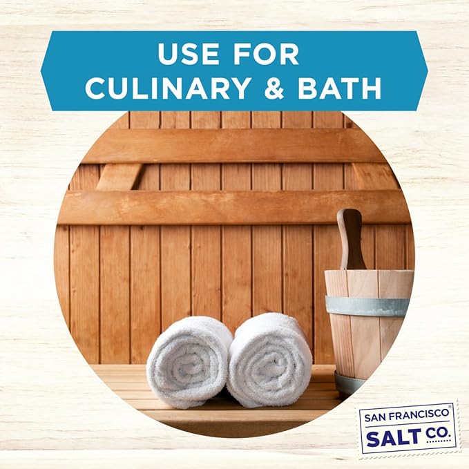 Gourmet Sea Salt - 2 lbs. Fine Grain by San Francisco Salt Company