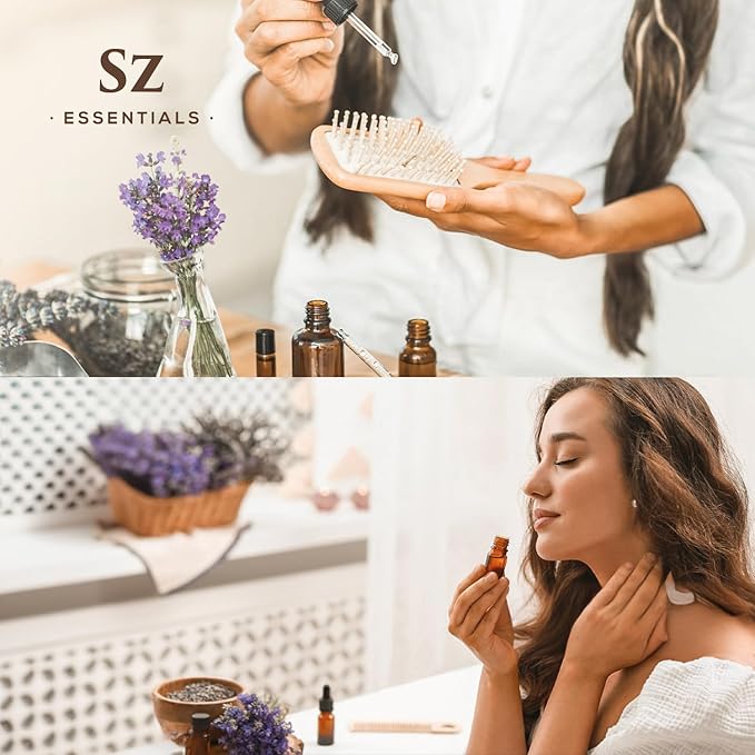 Kashmir Lavender Essential Oil – 100% Pure & Undiluted – Sweet Floral Scent for Relaxation, Aromatherapy, Self-Care, Natural Perfumery – Vegan & Therapeutic – 0.22 fl oz (6.5 mL)