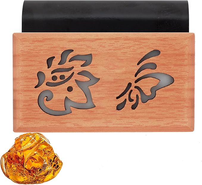 Wood Car Air Freshener - Car Odor Eliminator for Visor Clip, Vehicle Scent Diffuser for Cabin, Truck & SUV (Amber)