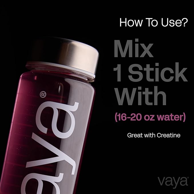 Vaya - Sugar Free Electrolyte Powder Packets – Give Your Body Instant Hydration - with Fasting Electrolytes – Great Tasting - Hydration Packets + Vitamin C - Variety Pack - 24 Stick Packs