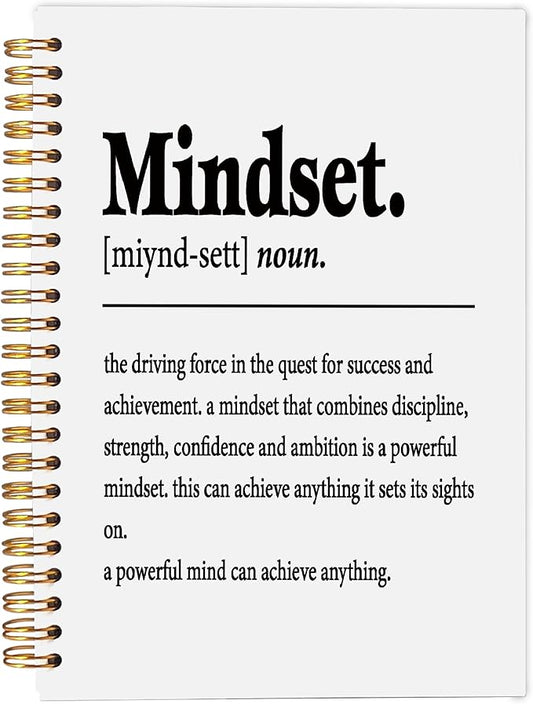 Inspirational Spiral Notebook,Inspirational Journal,Inspirational Journal for Women Men Writing,Grit Spiral Notebook 8.3×5.5 Inch