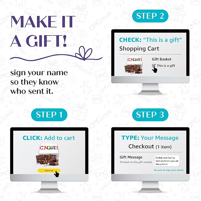 Congrats Brownies Gift Basket Chocolate Brownies Congratulations Large Food Gift Individually Wrapped For Men Women Package | Nut Free | Kosher