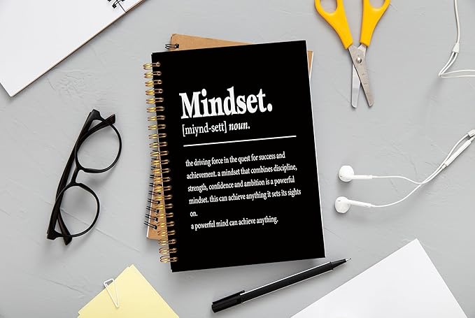 Inspirational Spiral Notebook,Inspirational Journal,Inspirational Journal for Women Men Writing,Mindset Spiral Notebook 5.5x8.3 Inch