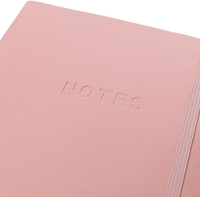 Graphique Apollo Vegan Leather Journal | Hardcover Notebook | 192 Lined Pages | Inner Pocket, Pen Loop, Elastic Closure | Work, Diary, Notes | 6” x 8”