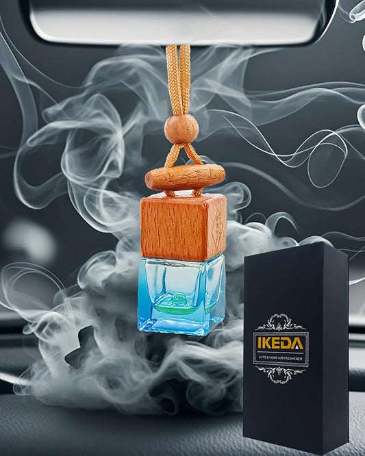 Car Air Freshener 8ml Nature Scents | 45-Days Long-Lasting Fragrance | Automotive Hanging Diffuser Bottles | Remove Auto Odor Fresh Air for Men Home Deodorizer (1pcs, Agarwood)