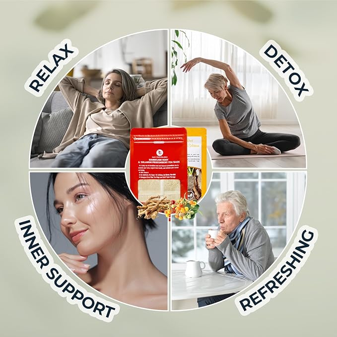 Natural Dandelion Root Tea with Solanum Trilobatum - 55 Count (+5 Tea Bags) - 5.15 oz, Bamboo Tong, Re-Steep Pure Herbal Tea Detox Blend for Strength Balance, Energy Support