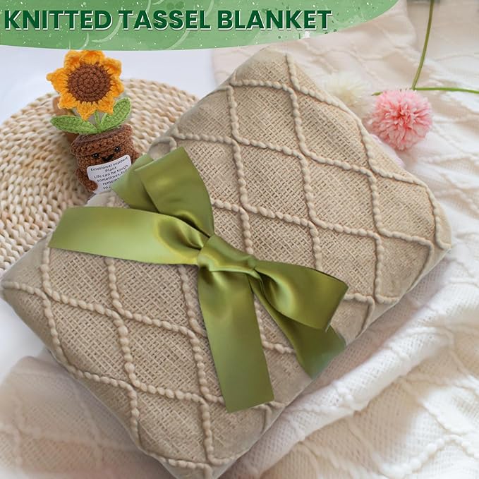 Get Well Gifts for Women Care Package - Surgery Recovery & Chemo Comfort Box, Feel Better Basket for Her After Miscarriage or Illness,Surgery Cancer, Encouraging Self-Care Gift(Green Khaki)