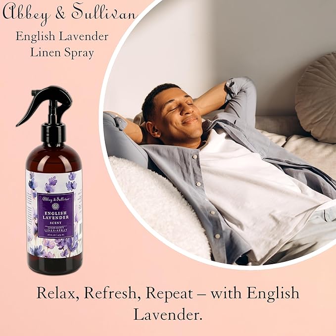 Abbey & Sullivan Linen Spray, English Lavender, 16 oz.