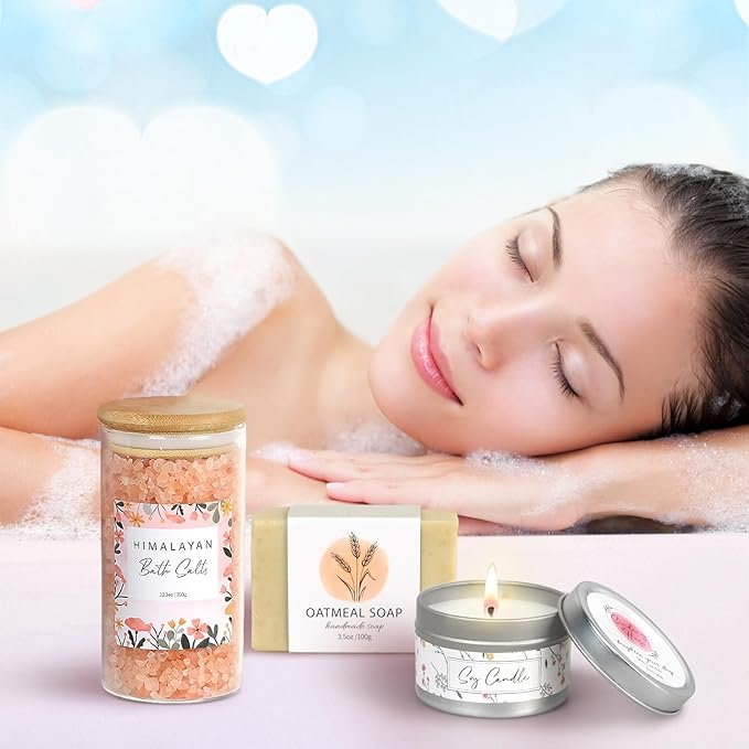 Get Well Soon Gifts for Women - Sympathy Gift BasketSelf Care Gifts for WomenSending a Hug Care PackageAfter Surgery GiftsFeel Better GiftsGet Well Gifts for Best Friend Mom Sister (Blue)