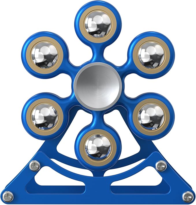 Desk Toys for Fidget Ferris-Wheel Spinner: 4mins Metal Cool-Gadgets Kinetic-Toy, Cool-Stuff for Kid Children Teen Adult EDC-Toy, ADHD Tools Stress Relief for Office Home School Men Woman Christmas