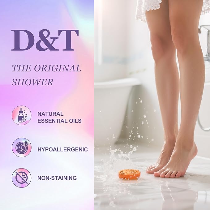 D&T 12-Pack Shower Steamers Aromatherapy - Variety Pack of 12 Foiled 6% Scent Shower Steamers. Self-Care Gifts for Her, Him, and Them. Mixed Scent-Sational Set…