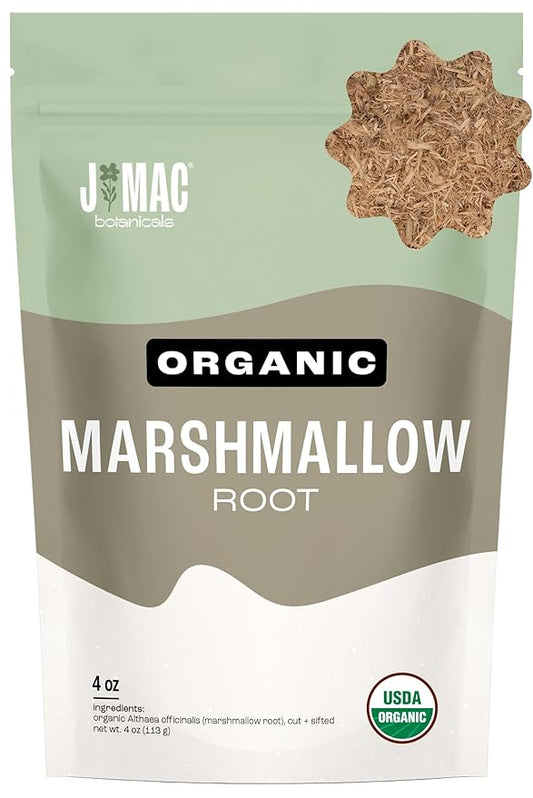 J Mac Botanicals Organic Marshmallow Root Herb Tea