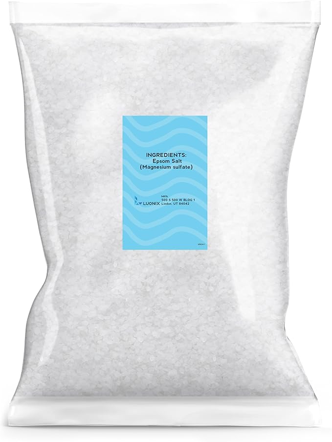 Epsom Salt, 30 lbs, Bulk, Bath Soak, DIY Bath Bombs
