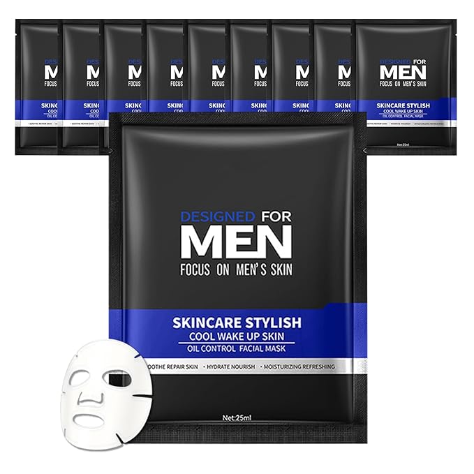 10PCS Hydrating Facial Sheet Mask,Moisturizing Face Masks Skincare Gift Set,Long Lasting Face Mask Skin Care & Facial Mask Kit for All Skin Types 24