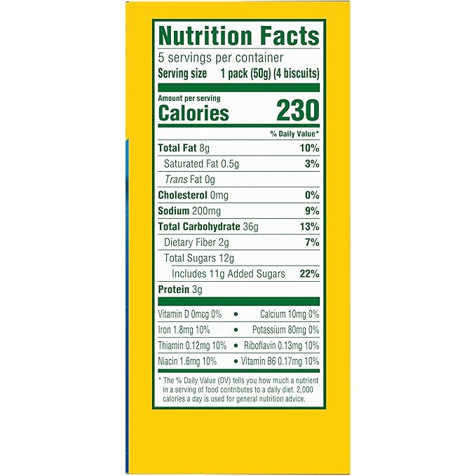 belVita Breakfast Bars Biscuits, Blueberry, 30 Total Packs, 6 Boxes (4 Biscuits Per Pack)