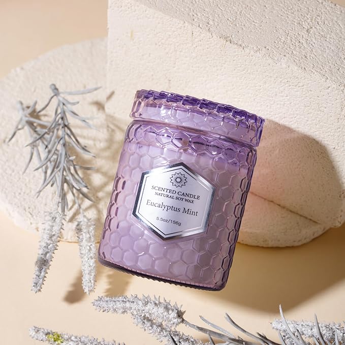 Candles for Home Scented, 6 Pack Aromatherapy Candles Gifts Sets for Women Birthday,33 oz Soy Wax 240 Hour Long Lasting Jar Candles