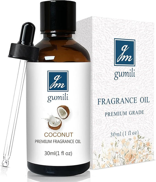 Coconut Oil, Home Fragrance Oil, Scent Oils for Candle Making, Soap, Dryer Balls, Diffusers, Laundry, Slime -1 oz /30ml