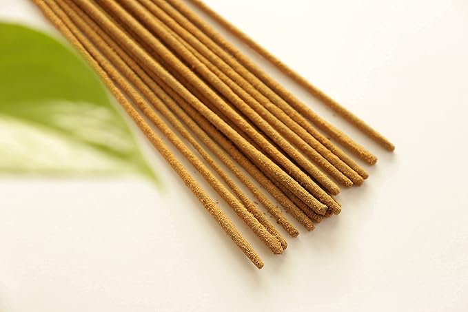 Indian Sandalwood Incense Sticks - Artisan Luxury Masala Incense - Divine Scent for Home, Meditation & Aromatherapy - Natural, Sustainably Resourced - Handcrafted 30 Sticks